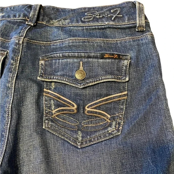 Seven7 Flare Leg Jeans - Picture 7 of 11
